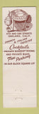 Matchbook Cover - Villa De La Paix Oakland CA