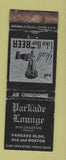 Matchbook Cover - Parkade Lounge WEAR