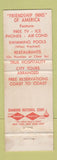 Matchbook Cover - Friendship Inn Crossroads Motel Albuquerque NM
