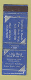Matchbook Cover - Little Rock Blue Print AR WEAR