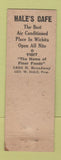 Matchbook Cover - Hale's Cafe Wichita KS