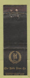 Matchbook Cover - Halle Bros DQ WEAR