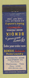Matchbook Cover - Bendix Appliances Laundry Chattanooga TN