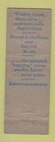 Matchbook Cover - Bendix Appliances Laundry Chattanooga TN