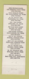 Matchbook Cover - Lesco Shaver Remington Schick Pasadena Fresno Sacramento CA