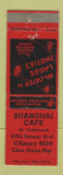 Matchbook Cover - Shanghai Cafe Chinese WEAR