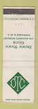 Matchbook Cover - Down Town Club Newark NJ WEAR
