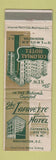 Matchbook Cover - Lafayette Hotel Colonial Washington DC WEAR