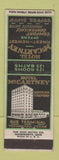 Matchbook Cover - Hotel McCartney Texarkana TX