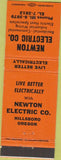 Matchbook Cover - Newton Electric Co Hillsboro OR