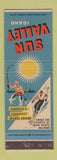 Matchbook Cover - Sun Valley ID Resort Union Pacific Railroad