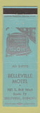 Matchbook Cover - Belleville Motel IL