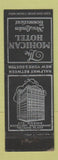 Matchbook Cover - Mohican Hotel New London CT WEAR