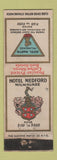 Matchbook Cover - Hotel Medford Milwaukee WI WEAR