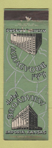 Matchbook Cover - Hotel Broadview Emporia KS