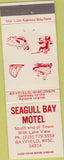 Matchbook Cover - Seagull Bay Motel Bayfield WI