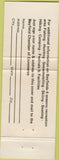 Matchbook Cover - Seagull Bay Motel Bayfield WI