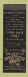 Matchbook Cover - Nankin Chinese Restaurant Baltimore MD