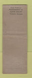 Matchbook Cover - Clyde Gault Marshall Election ADVANCE Wichita KS WEAR