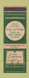 Matchbook Cover - Hotel Emerson Baltimore MD Meyer Hotels