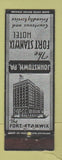 Matchbook Cover - Fort Stanwix Hotel Johnstown PA
