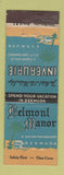 Matchbook Cover - Belmont Manor Bermuda