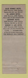 Matchbook Cover - Hoels Brownsville San Antonio Port Arthur TX