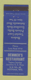 Matchbook Cover - Demmer's Restaurant Gotham WI