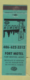 Matchbook Cover - Fort Motel Fort Benton MT
