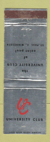 Matchbook Cover - University Club of St Paul MN