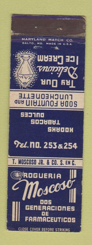 Matchbook Cover - Rogueria Mooscoso Ice Cream Restaurant