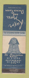 Matchbook Cover - Luxor Motel Dining Room Danville IL