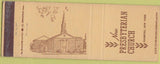 Matchbook Cover - New Presbyterian Church Hamburg NY
