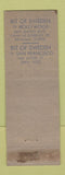 Matchbook Cover - Bit of Sweden Smorgasbord San Francisco CA