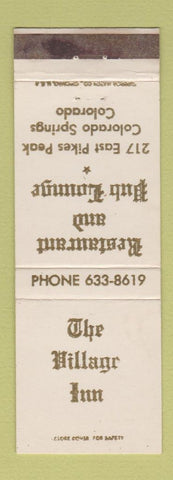 Matchbook Cover - The Village Inn Restaurant Colorado Springs