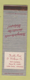 Matchbook Cover - Franklin Paint and Wallpaper Little Rock AR
