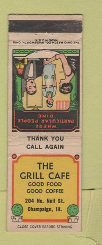Matchbook Cover - Grill Cafe Champaign IL