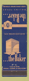 Matchbook Cover - Baker Hotel Dallas TX WEAR