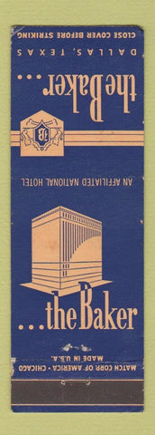 Matchbook Cover - Baker Hotel Dallas TX WEAR