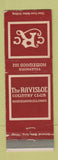Matchbook Cover - Ravisloe Country Club Homewood IL WEAR