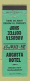 Matchbook Cover - Augusta Hotel WORN