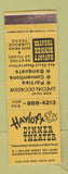 Matchbook Cover - Hayloft Dinner Theater Lubbock TX