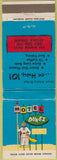 Matchbook Cover - Motel Dunes Astoria OR