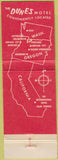 Matchbook Cover - Motel Dunes Astoria OR