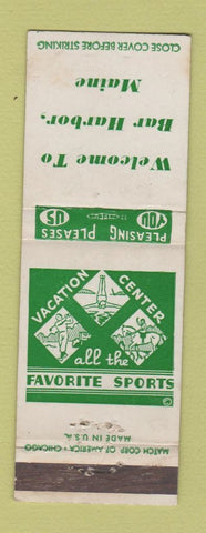 Matchbook Cover - Bar Harbor ME