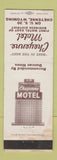 Matchbook Cover - Cheyenne Motel WY