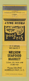 Matchbook Cover - Nelson Seafood Market Murrells Inlet SC