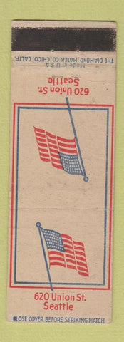 Matchbook Cover - 602 Union St Seattle WA WEAR
