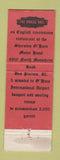 Matchbook Cover - King's View Lair Des Plaines IL