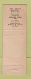 Matchbook Cover - Oakland Bowling Billiard Supply Oakland CA
